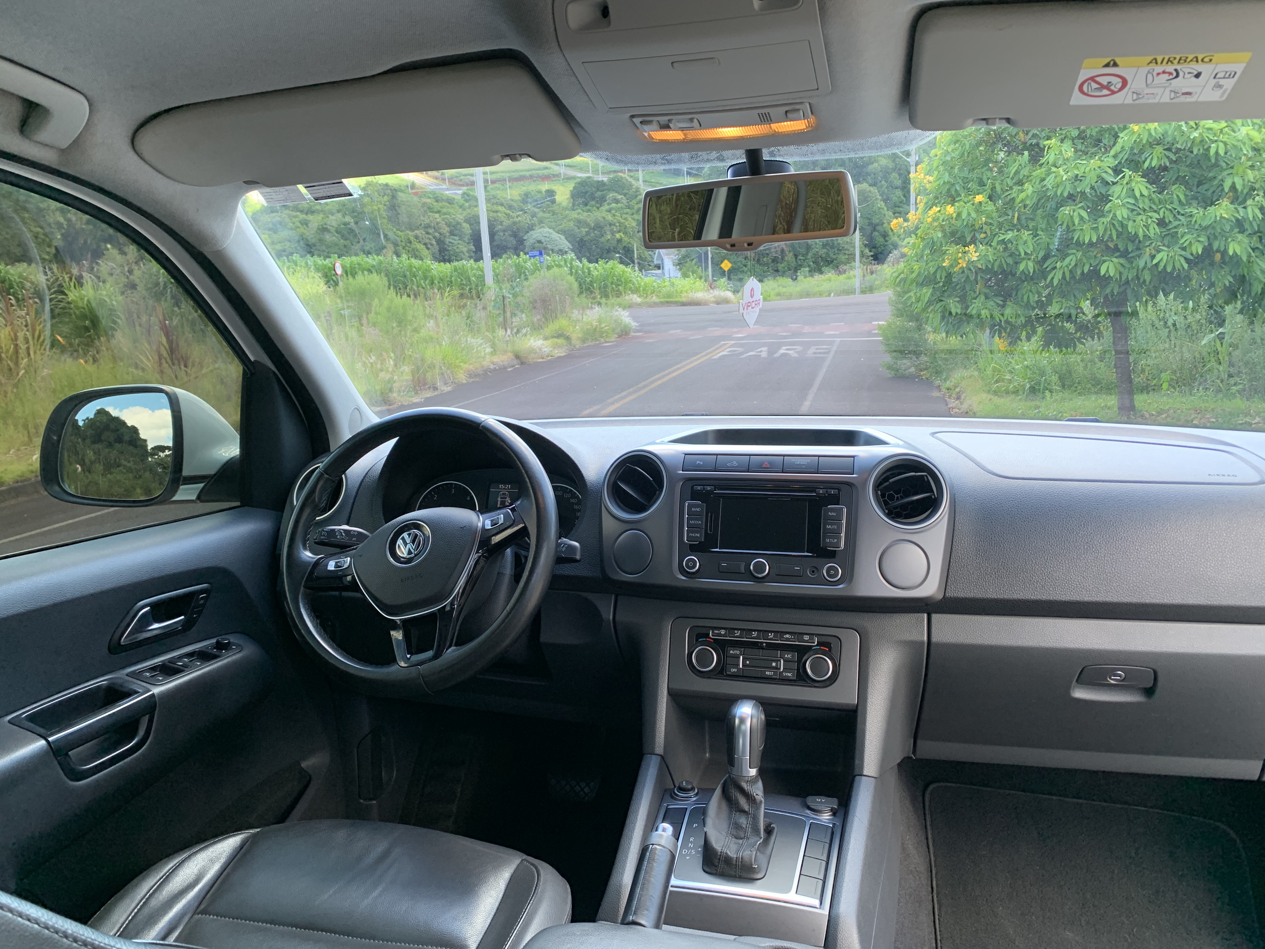 Interior — visão do motorista